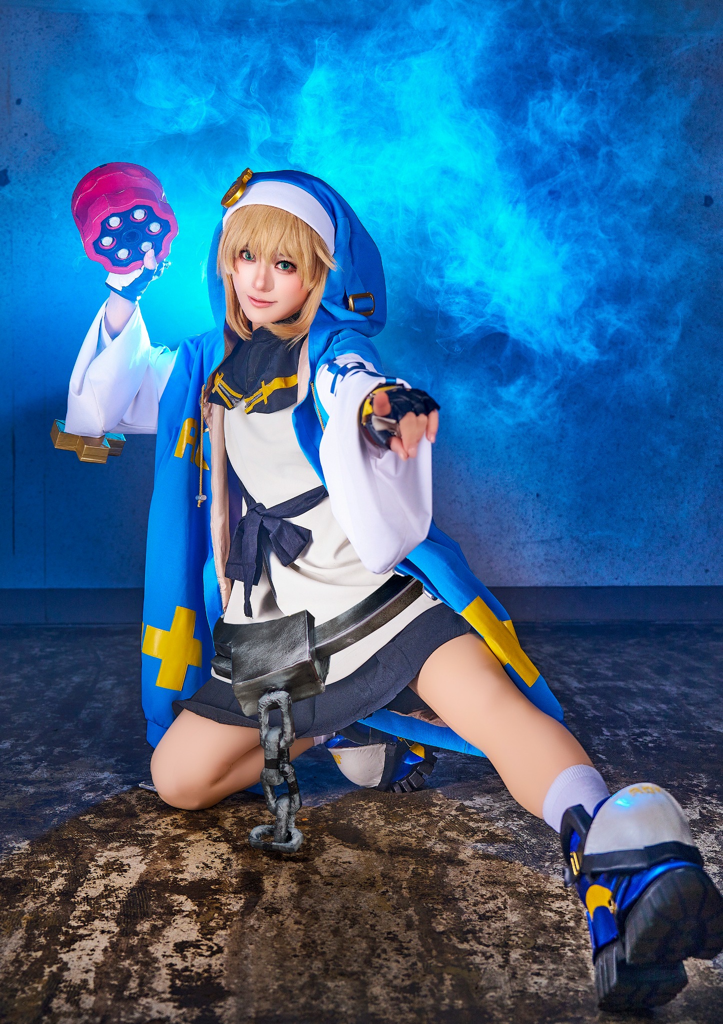 ONESAYA cosplaying Bridget from GUILTY GEAR -STRIVE-