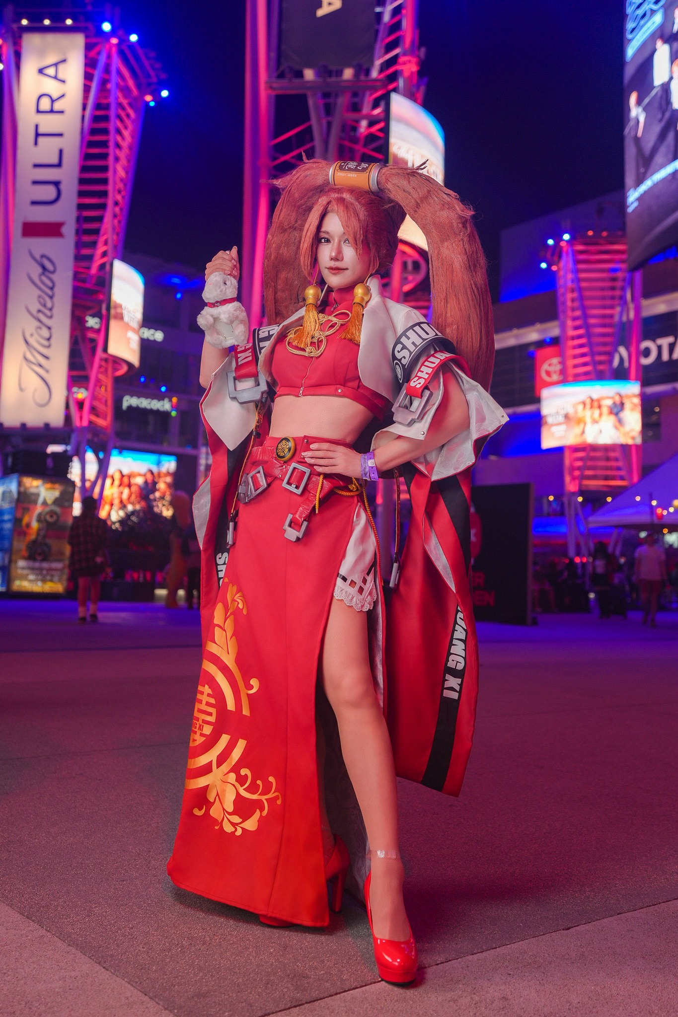 ONESAYA cosplaying Jam Kuradoberi at Evo Las Vegas